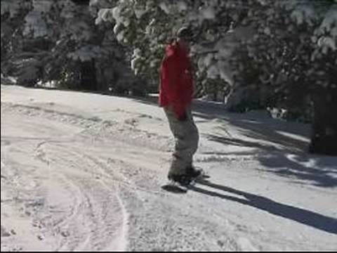 Yeni Başlayanlar İçin Snowboard: Nasıl Çapraz Olarak Snowboarding Hill Resim 1