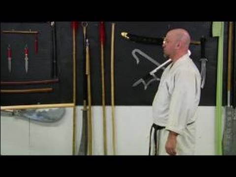 Samuray Kılıç Teknikleri: Boş El Samuray Savunma Mızrak. Resim 1