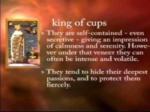 Nasıl Tarot Kartları Oku: Bardak Tarot Kartı Kralı Anlamını Resim 1