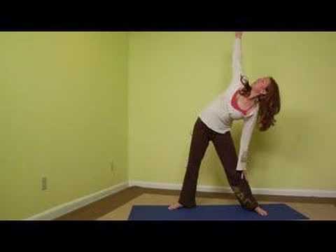 Alt Sırt İçin Yoga Egzersizleri: Alt Sırt İçin Yoga Üçgen Poz Resim 1
