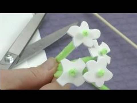 Çocuklar İçin Köpük Çiçek El Sanatları: Çiçek Çiçek El Sanatları İçin Yapma