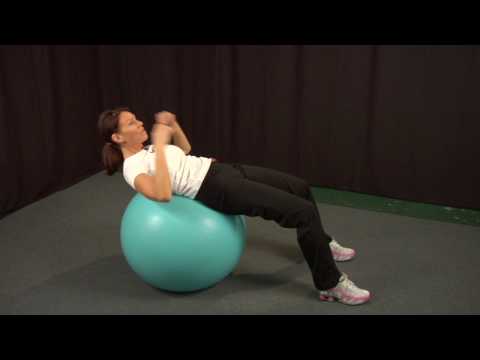 İstikrar Ball Ab Egzersizleri: İstikrar Ball Ab Egzersizleri: Orta Egzersizi