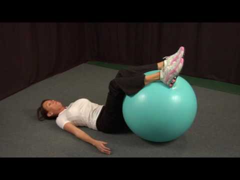 İstikrar Ball Ab Egzersizleri: İstikrar Ball Ab Egzersizleri: Ters Diz İle Bukleler