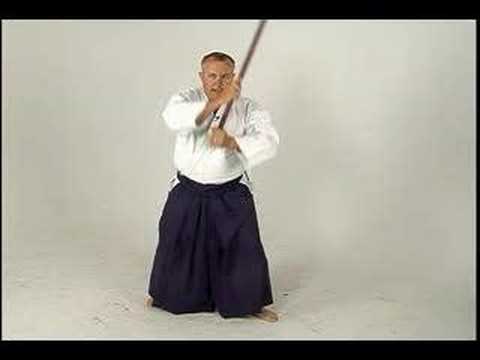 Aikido Dövüş Kılıç: Ken-Gi Bir: Dışkı Shomenuchi Arka: Aikido Ken-Gi Bir Resim 1