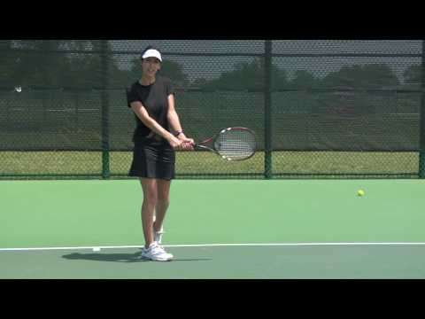 Nasıl Temel Tenis Çekim Hit: Tenis Çekim: Topspin Backhand