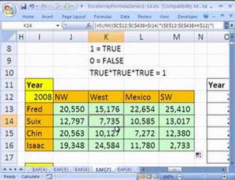 Excel Dizi Formülü Serisi #7: Boole Mantığı Ve Ölçütleri