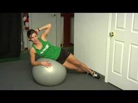 İstikrar Ball Kombinasyonu Egzersizler: İstikrar Ball Egzersizler: Eğik Ve Abs