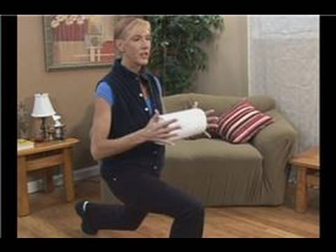 Kağıt Havlu Fitness Egzersizleri: Anasayfa Pilates Egzersizleri: Lunges Büküm Resim 1