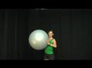 İstikrar Ball Kombinasyonu Egzersizler: İstikrar Ball Egzersizler: Omuz Presleri