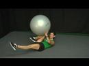 İstikrar Ball Kombinasyonu Egzersizler: İstikrar Ball Egzersizler: Tek Bacak Streç