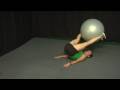 İstikrar Ball Kombinasyonu Egzersizler: İstikrar Ball Egzersizler: Roll Üzerinde Resim 3