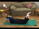 Kağıt Havlu Fitness Egzersizleri: Anasayfa Pilates Egzersizleri: Eğilimli Bacak Curl Resim 3