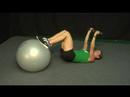 İstikrar Ball Kombinasyonu Egzersizler: İstikrar Ball Egzersizler: Hamstring Basın Ve Triceps Uzantısı Resim 4