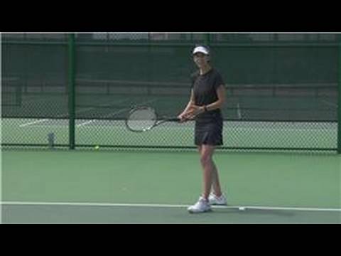 Tenis Kortu Pozisyon Ve Atış Seçimi: Tenis Çekim: Forehand Resim 1