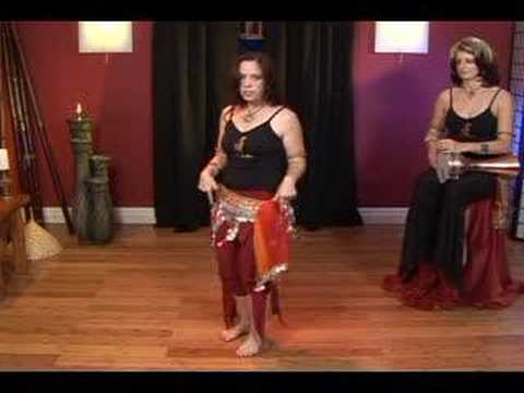 Mısır Folklorik Oryantal Dans: Beledi Hip İtme Oryantal Dans Hamle