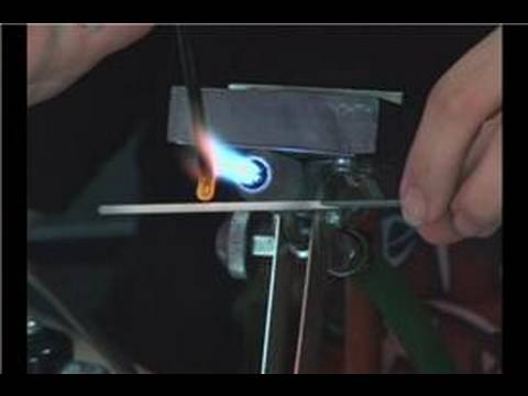 Yapımı Cam Boncuk Çizgili: Cam Boncuk Şeklinde Disk Yapma Resim 1