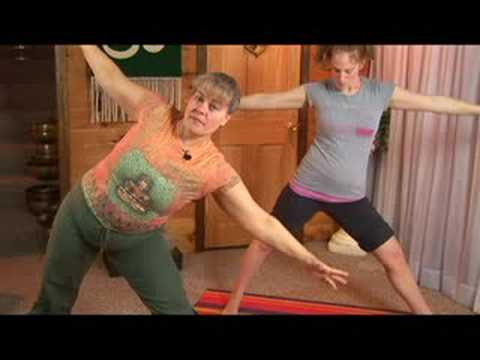 Ayakta Yoga Poses: Ayakta Yoga Üçgen Poz Resim 1