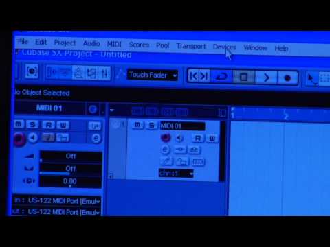 İndirme Öğretici: MIDI Sıralama : İndirme MIDI Yazılım Dış Ses Seçimi  Resim 1