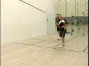 Squash Hizmet Verir: Döner Squash Hizmet: Aşağı Duvar Forehand