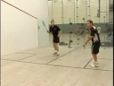 Squash Hizmet Verir: Döner Squash Hizmet: Aşağı Duvar Forehand Resim 4