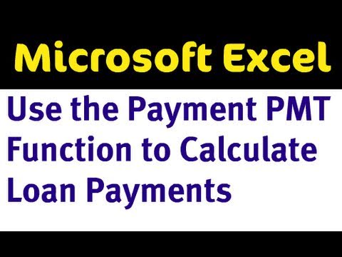 Ödeme Fonksiyonu Excel