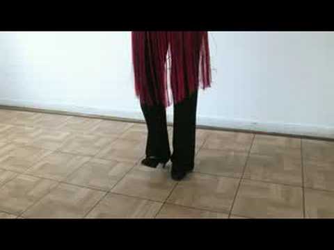 Flamenko Dans Adımları: Flamenko Dans Noktası Egzersiz Resim 1