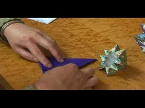 Origami Modelleri: Origami Çiçek Pot Resim 1