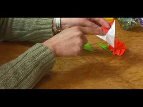 Origami Modelleri: Origami İlik Çiçek Resim 1
