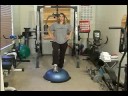 Bosu Ball Denge Egzersizleri : Bosu Topu Tek Bacaklı Denge Egzersiz