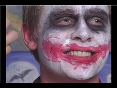 Makyaj İpuçları İçin Heath Ledger Joker: Gülmek Hatları Makyaj Heath Ledger Joker İçin Resim 1