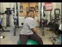 Egzersiz Topları İle Esnekliği : Spinal Twist Esneklik İçin Uzanıyor  Resim 3