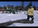 Snowboard: 50/50 Kutusu Ve Küpeşte Biler: Snowboard: Ayak Yan Ollie Bir Küpeşte 50/50 Resim 3