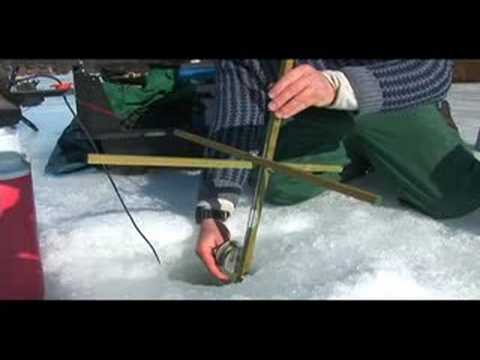 Buz Balıkçılığı Ve Balık Yakalamak Serbest Bırakmak İçin Nasıl Buz Balıkçılık: Bir Kanca Ayarı  Resim 1
