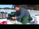 Buz Balıkçılığı Ve Balık Yakalamak Serbest Bırakmak İçin Nasıl Buz Balıkçılık: Bir Kanca Ayarı 