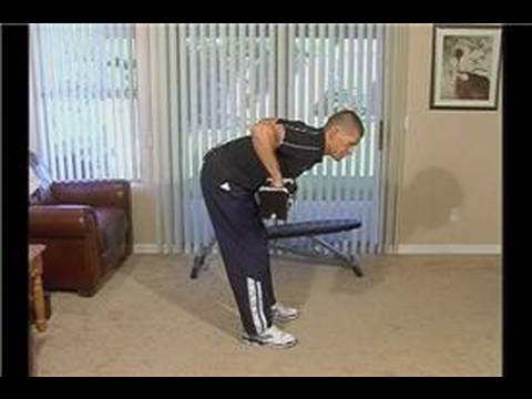Evde Sırt Egzersizleri : Kürek Egzersiz Üzerinde Bir Bent Yapmak Nasıl  Resim 1