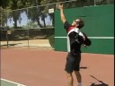 Gelişmiş Tenis Hizmet Eder : Bir Güç İçin Bir Tenis Topu Hizmet Savurma  Resim 4