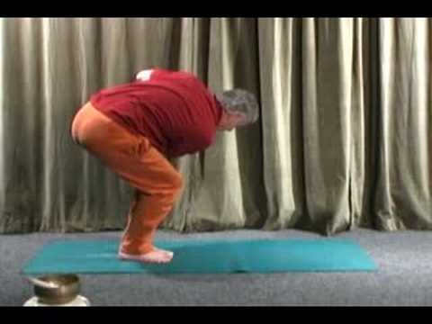 Temel Hatha Yoga : Yoga Sandalyeye Hareketli Poz Resim 1