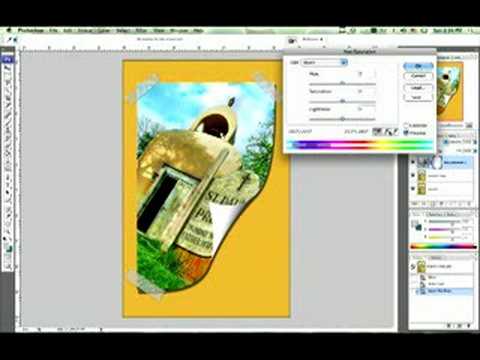 Photoshop Cs3 Eğitimi: Renk Ters Tutorials: Örnekleme Renkleri Bir Ayarlama Katmanı Photoshop Cs3 Resim 1