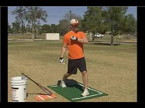 Duruş Vuruş Ve Teknikleri İsabet Beyzbol: Kalça Bir Beyzbol Vurmak İçin Döndürme Resim 1