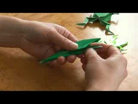 Ara Origami Katlama Talimatları : Katlama Origami Kurbağa Bacağı