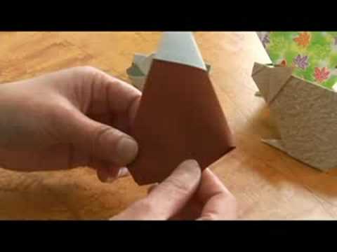 Gelişmiş Origami Katlama Talimatları : Origami Hamster Baş Ve Kuyruk