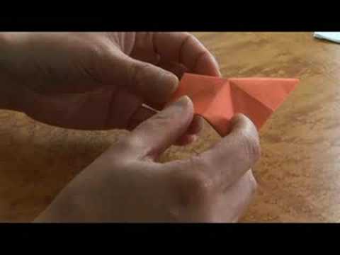 Gelişmiş Origami Katlama Talimatları : Origami Spinning Top: Bölüm 4