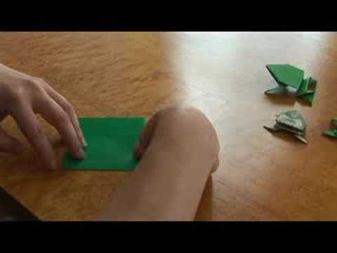 Gelişmiş Origami Katlama Talimatları : Origami Zıplayan Kurbağa Bir Vücut