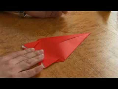 Kolay Origami Katlama Talimatları : Origami Kıvrımlar: Bir Köpek Başlangıç  Resim 1