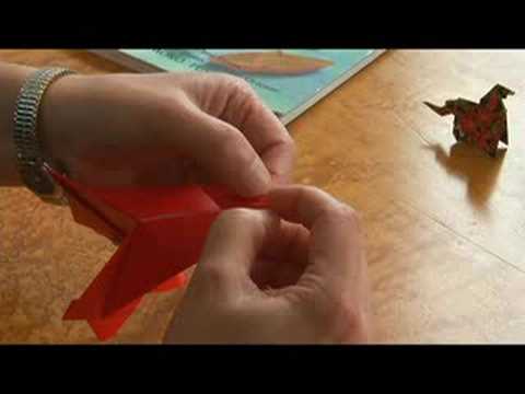 Kolay Origami Katlama Talimatları : Origami Kıvrımlar: Bitirme Köpek Resim 1