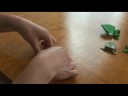 Gelişmiş Origami Katlama Talimatları : Origami Zıplayan Kurbağa Bacağı Resim 3