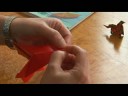 Kolay Origami Katlama Talimatları : Origami Kıvrımlar: Bitirme Köpek Resim 3