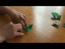 Gelişmiş Origami Katlama Talimatları : Origami Zıplayan Kurbağa Bacağı Resim 4