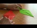 Kolay Origami Katlama Talimatları : Origami Kıvrımlar: Elmas Taban Resim 4