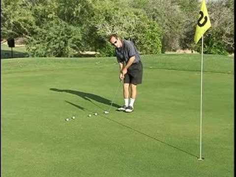 Golf Öğretim: Koyarak Yokuş Aşağı Putts Resim 1
